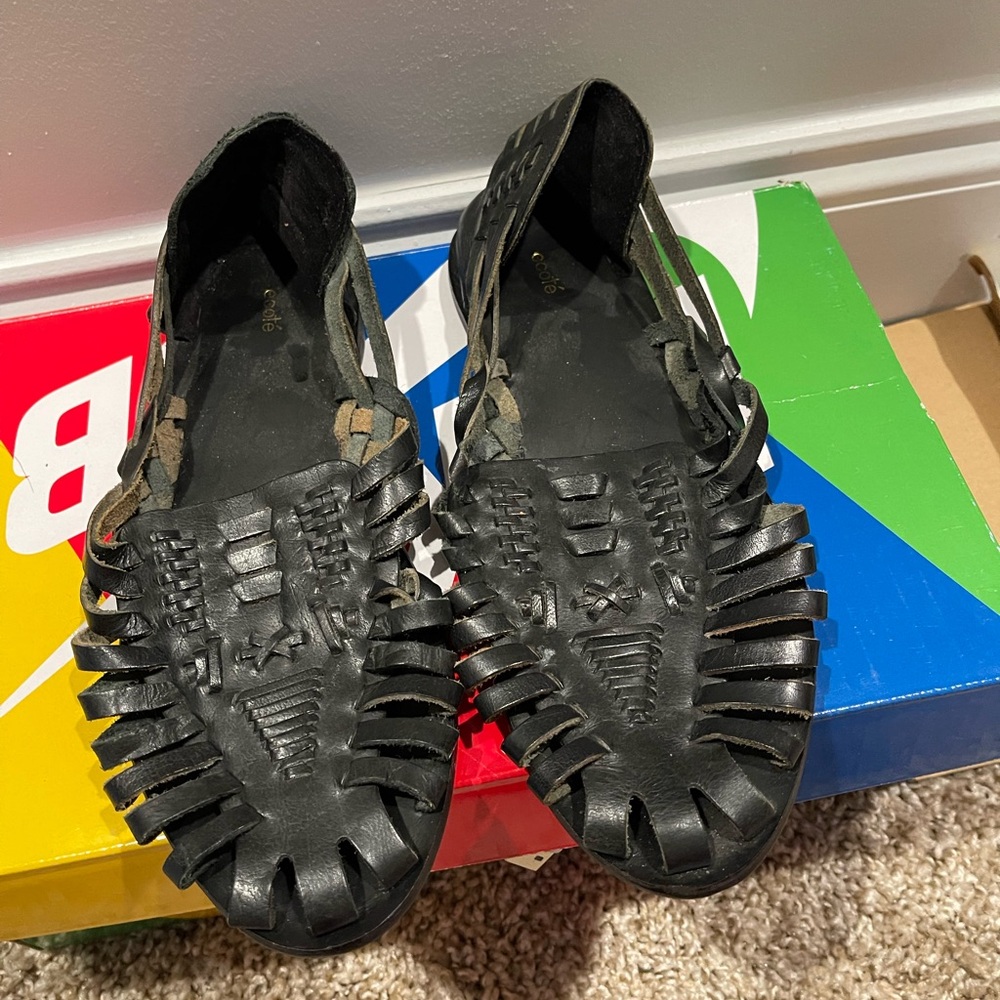 Ecote Black Espadrilles